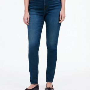 Madewell Blue Skinny Jeans High-Rise Stretch